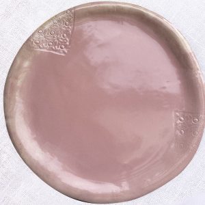 krožnik statement roza