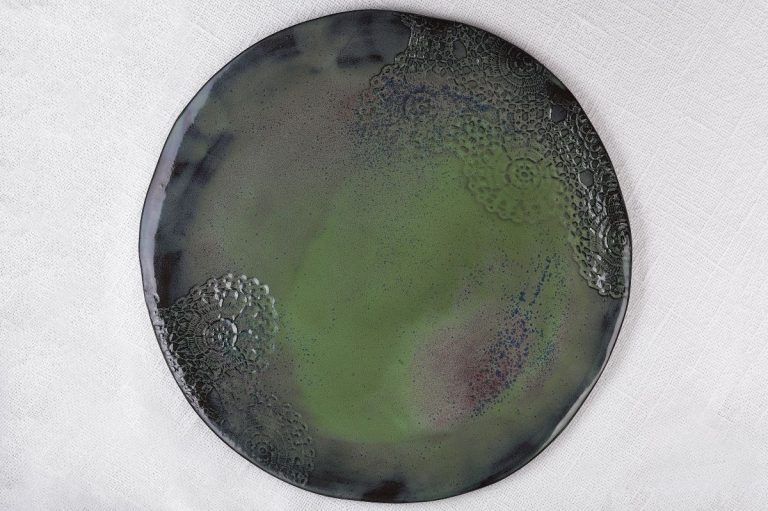 statement krožnik zelen